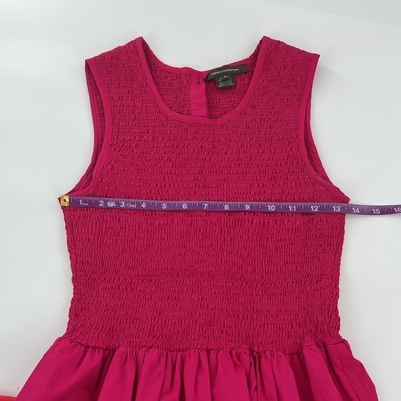 French Connection Dress Colorblock smocked vibrant statement modern farmhouse - Picture 5 of 10